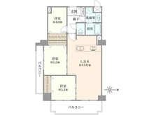 【大阪府/大阪市都島区内代町】都島ビューハイツ 間取り図