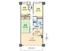 【大阪府/大阪市北区中津】パークプラザ北梅田 間取り図