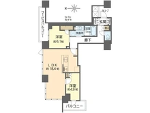 【大阪府/大阪市西区南堀江】シエリアタワー大阪堀江 間取り図