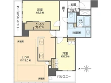 【大阪府/大阪市北区大淀南】グランドメゾン新梅田タワー 間取り図