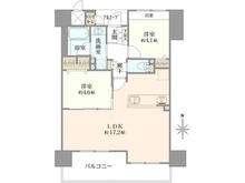 【大阪府/大阪市福島区福島】ペルル梅田シティウエスト 間取り図