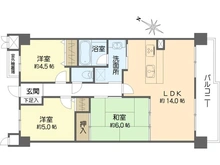 【大阪府/大阪市西淀川区御幣島】フルレ歌島 間取り図