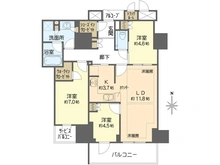 【大阪府/大阪市西区新町】ジオタワー新町 間取り図
