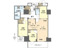 【大阪府/大阪市西区新町】ジオタワー新町 間取り図