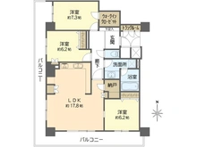 【大阪府/大阪市西区新町】ライオンズマンション大阪スカイタワー 間取り図