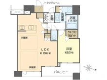 【大阪府/大阪市北区本庄西】シティタワー梅田東 間取り図