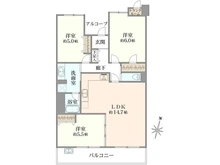 【大阪府/大阪市此花区伝法】キングマンションシーブリッサ此花サウスウイング 間取り図