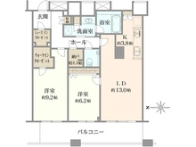 【大阪府/大阪市福島区福島】ザ・タワー大阪 間取り図