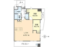 【大阪府/大阪市北区天神橋】セレッソコート中之島公園 間取り図