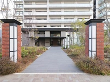 【大阪府/大阪市福島区海老江】ジオ福島野田The Marks アプローチ