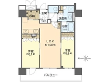 【大阪府/大阪市中央区南本町】ブランズタワー御堂筋本町 間取り図
