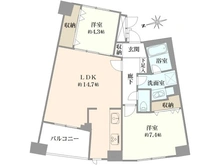 【大阪府/大阪市鶴見区鶴見】ディークラディア鶴見アクロスタワー 間取り図