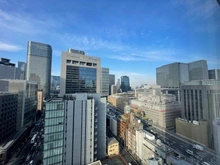 【大阪府/大阪市西区江戸堀】ディーグラフォート大阪N.Y.タワーHIGOBASHI 眺望：リビングダイニングから北側