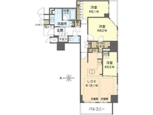 【大阪府/大阪市西区新町】ジオタワー新町 間取り図