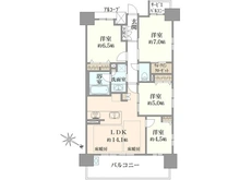 【大阪府/大阪市此花区春日出南】ハルモシティ 間取り図