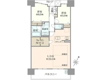 【大阪府/大阪市此花区春日出南】ハルモシティ 間取り図