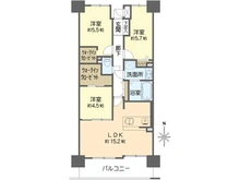 【大阪府/大阪市東成区中本】藤和シティホームズ中本公園 間取り図