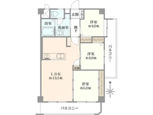 【大阪府/大阪市都島区中野町】カーサー弥生 間取り図