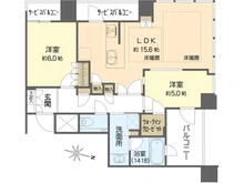【大阪府/大阪市中央区谷町】ザ・ファインタワー大手前 間取り図