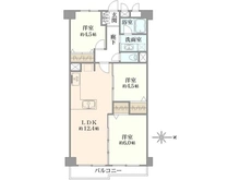 【大阪府/大阪市旭区高殿】高殿コーポ 間取り図