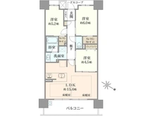 【大阪府/大阪市此花区春日出南】ハルモシティ 間取り図