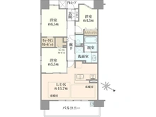 【大阪府/大阪市此花区春日出南】ハルモシティ 間取り図