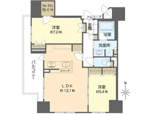 【大阪府/大阪市中央区安土町】エステムプラザ本町クロス 間取り図