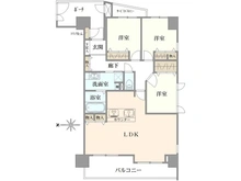 【大阪府/大阪市鶴見区鶴見】メロディーハイム鶴見パークオアシス 間取り図