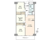 【大阪府/大阪市都島区大東町】三陽ハイツ都島 間取り図