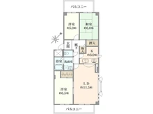【大阪府/大阪市此花区酉島】ドルミ新淀川 14番館 間取り図