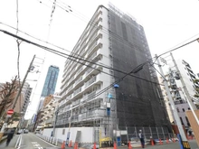 【大阪府/大阪市福島区福島】西梅田ダイヤモンドマンション 外観：大規模修繕工事中