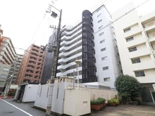 【大阪府/大阪市福島区福島】西梅田ダイヤモンドマンション 外観：大規模修繕工事中