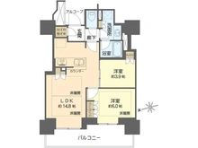 【大阪府/大阪市北区豊崎】プラウドタワー梅田豊崎 間取り図