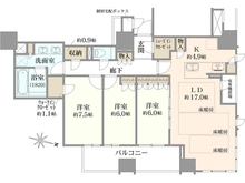 【大阪府/大阪市北区中津】ザ・パークハウス大阪梅田タワー 間取り図