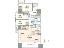 【大阪府/大阪市天王寺区石ケ辻町】グランドメゾン上本町 THE CLASS 間取り図