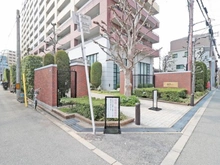 【大阪府/大阪市福島区海老江】パークホームズ福島エルグレース アプローチ