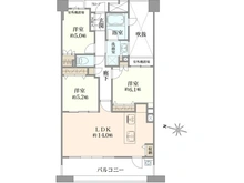 【大阪府/大阪市福島区海老江】パークホームズ福島エルグレース 間取り図
