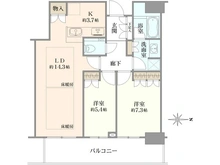 【大阪府/大阪市北区大淀南】グランドメゾン新梅田タワーTHE CLUB RESIDENCE 間取り図
