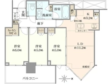 【大阪府/大阪市北区野崎町】シティタワー東梅田パークフロント 間取り図