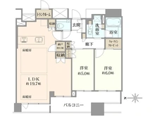 【大阪府/大阪市北区本庄西】シティタワー梅田東 間取り図