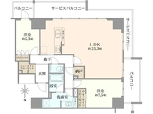 【大阪府/大阪市福島区福島】シエリアタワー大阪福島 間取り図