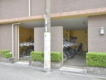 【大阪府/大阪市北区豊崎】グランアッシュ梅田ヴィークス 駐輪場