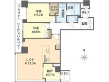 【大阪府/大阪市北区大淀南】グランドメゾン新梅田タワー 間取り図