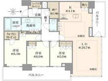 【大阪府/大阪市北区大淀南】グランドメゾン新梅田タワーTHE CLUB RESIDENCE 間取り図