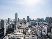 【大阪府/大阪市中央区高麗橋】プラウドタワー北浜 眺望：南向きバルコニーから