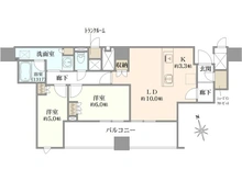 【大阪府/大阪市中央区高麗橋】プラウドタワー北浜 間取り図