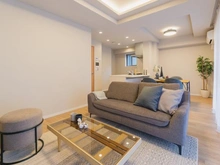 【大阪府/大阪市北区山崎町】サンクタス梅田・扇町パーク リビング：※家具・調度品は販売価格に含まれておりません