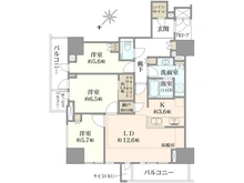 【大阪府/大阪市中央区内久宝寺町】グランドメゾン上町台レジデンスタワー 間取り図