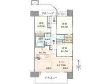 【大阪府/大阪市福島区福島】ザ・パークハウス大阪福島 間取り図