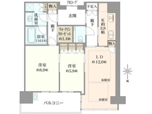【大阪府/大阪市北区大深町】グラングリーン大阪ザ・ノースレジデンス 間取り図